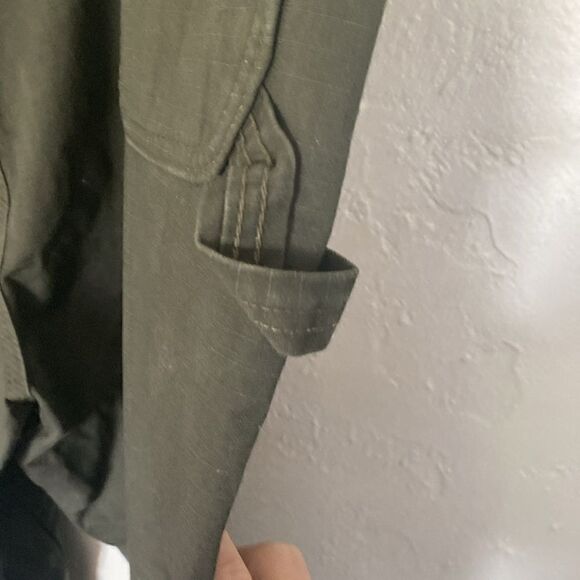 Wrangler Jeans Riggs Workwear Olive Green Size 48X30 Carpenter Like New - Picture 4 of 10